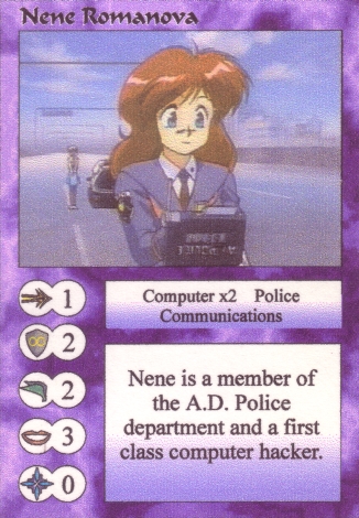 Scan of 'Nene Romanova' Scavenger Wars card